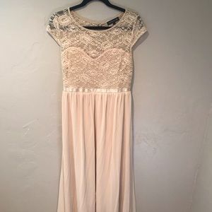 Cream/Beige bridesmaid/fancy dress